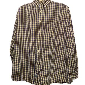 IZOD HERITAGE TARTAN Button Down Shirt XXL